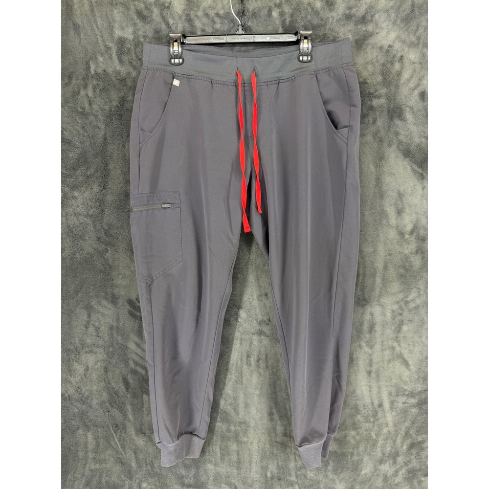 FIGS Zamora Jogger Scrub Pants‎ Charcoal Gray Large W18SW2005 Womens Joggers